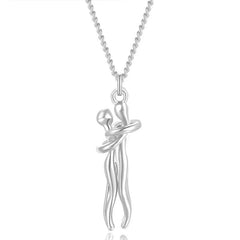 Hauslau Embrace Pendant - Hugging Necklace for Couples